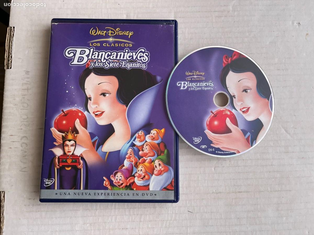 Cine: BLANCANIEVES Y LOS SIETE ENANITOS DISNEY - PELICULA DVD KREATEN