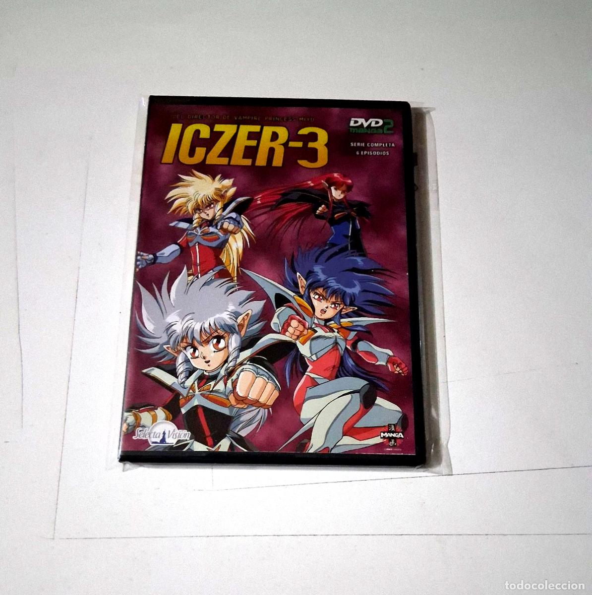 Cine: DVD &rdquo;ICZER-3&rdquo; CAJA SLIM SERIE COMPLETA 6 EPISODIOS TOSHIHIRO HIRANO