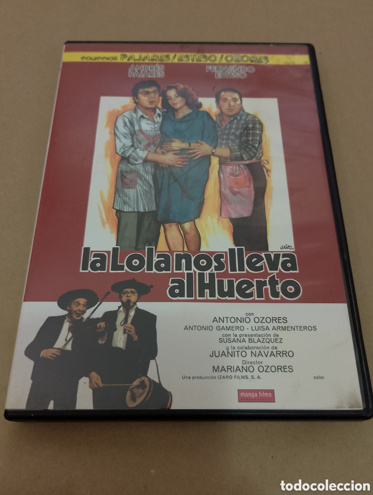Cinema: Dvd. La Lola nos lleva al huerto. Pajares, Esteso y Ozores. Caja normal (no es caja fina).