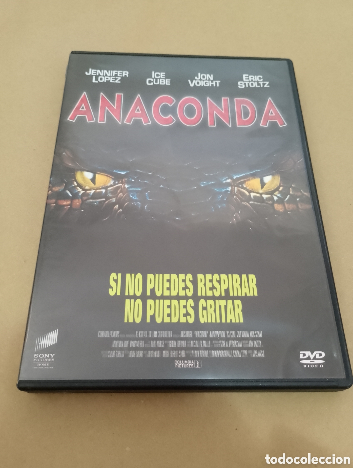 Cinema: Dvd. Anaconda. Con Jeniffer L&oacute;pez y Ice Cube. Descatalogado.