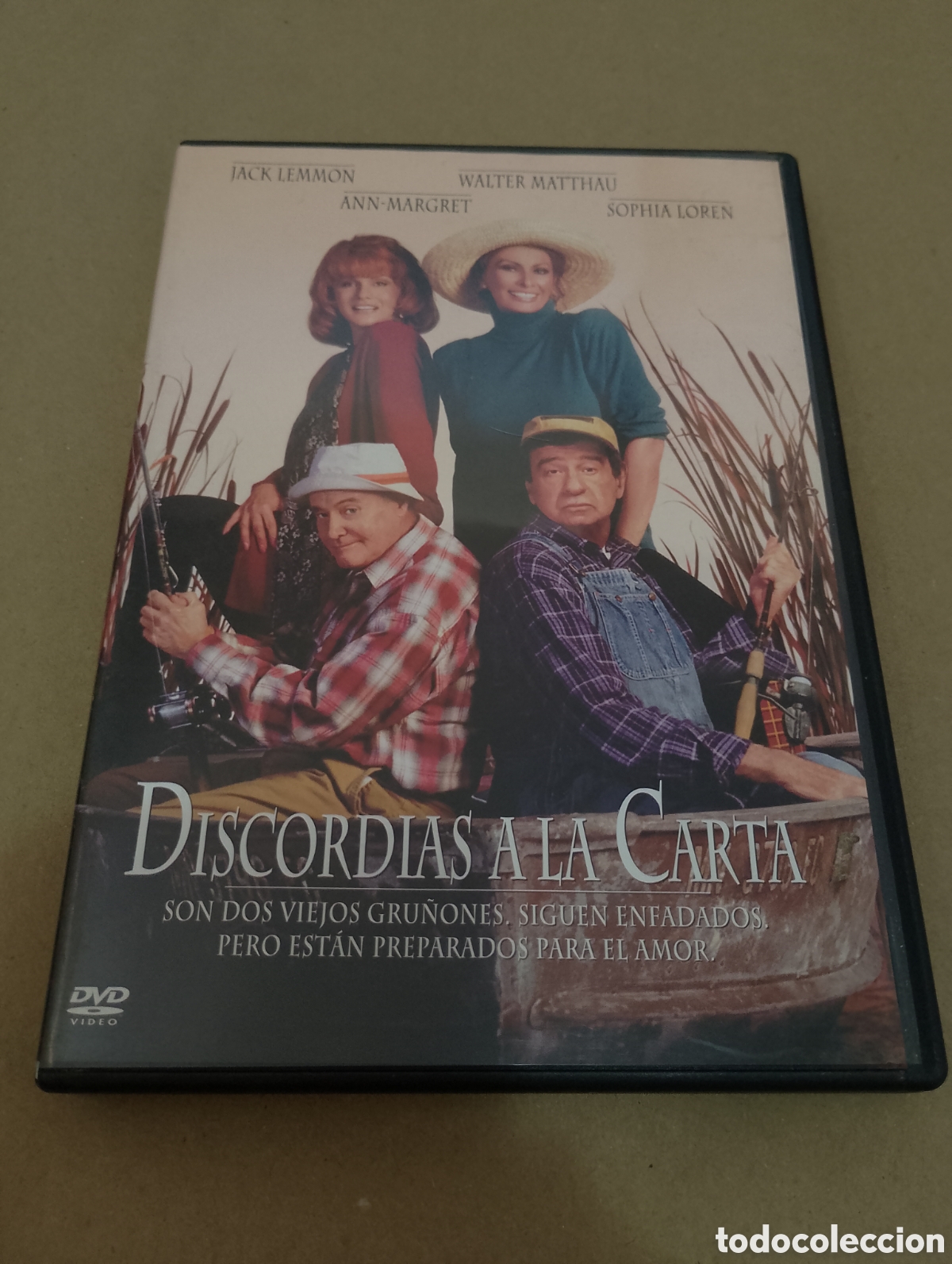Kino: Dvd. Discordias a la carta. Con Jack Lemmon, Walter Mathau y Sophia Loren. Descatalogada.
