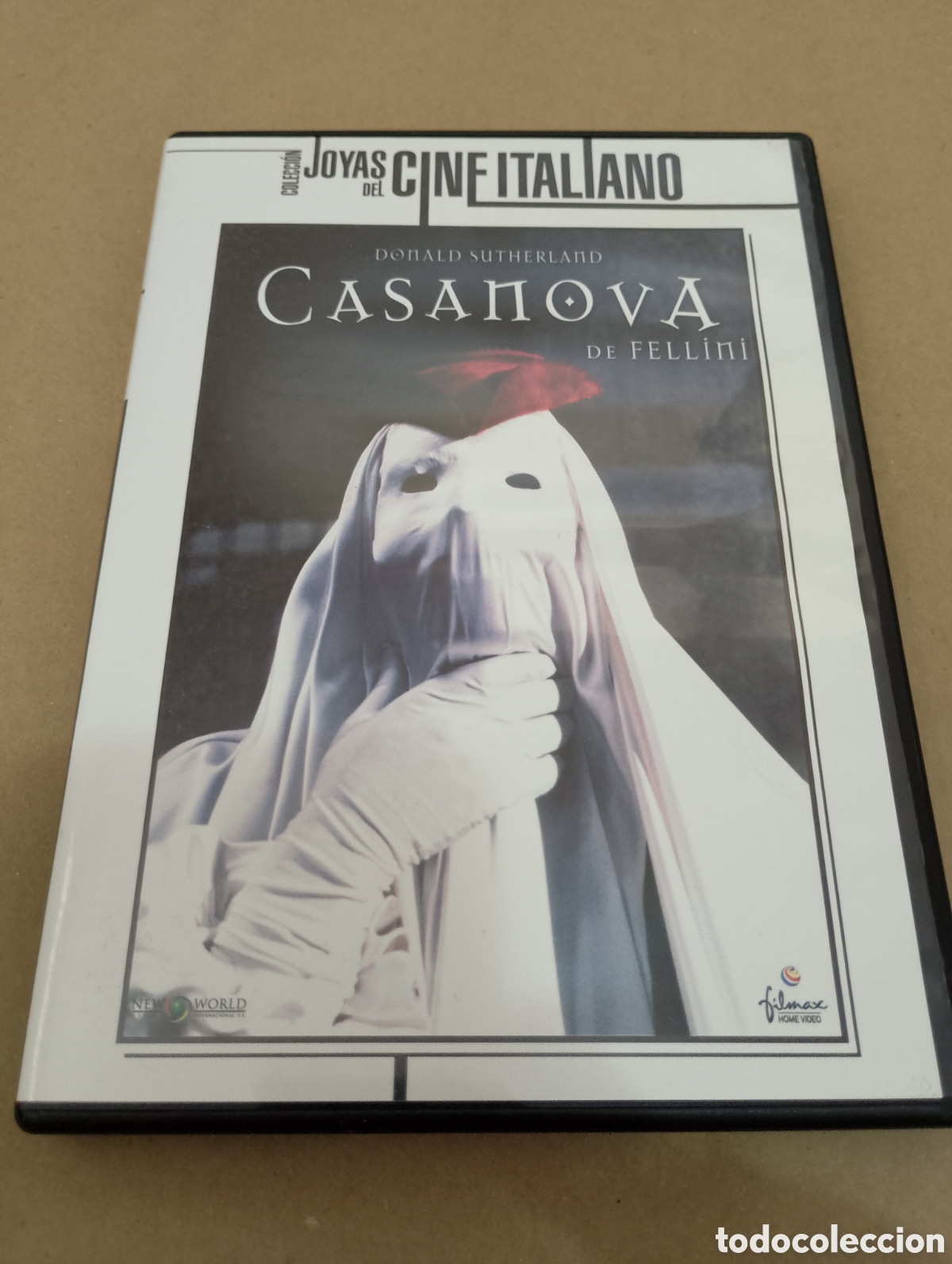 Kino: Dvd. Casanova de Fellini. Caja normal (no es de cart&oacute;n ni fina).