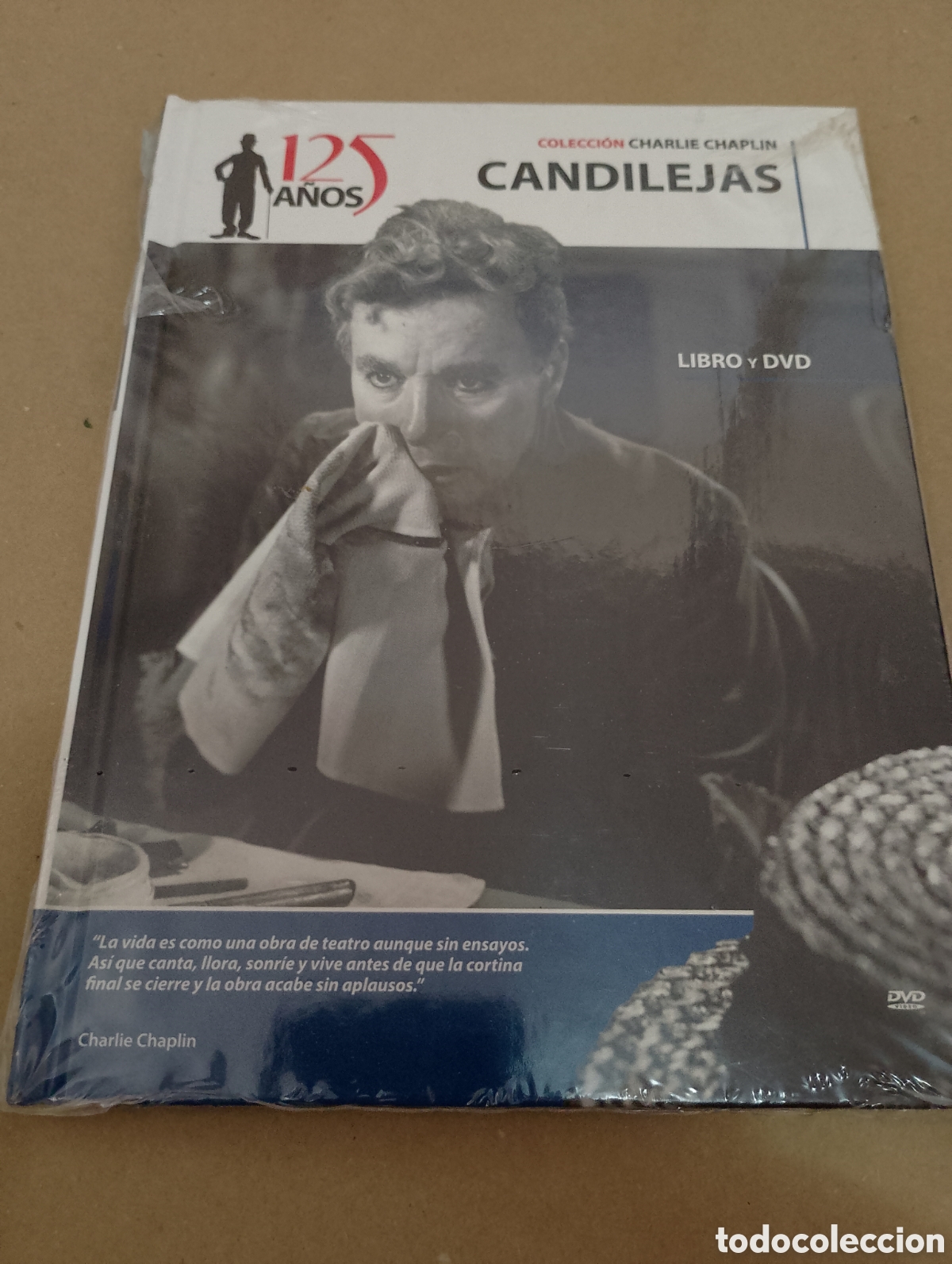 Kino: Dvd-libro. Candilejas. Precintado. Colecci&oacute;n Charles Chaplin 125 a&ntilde;os.