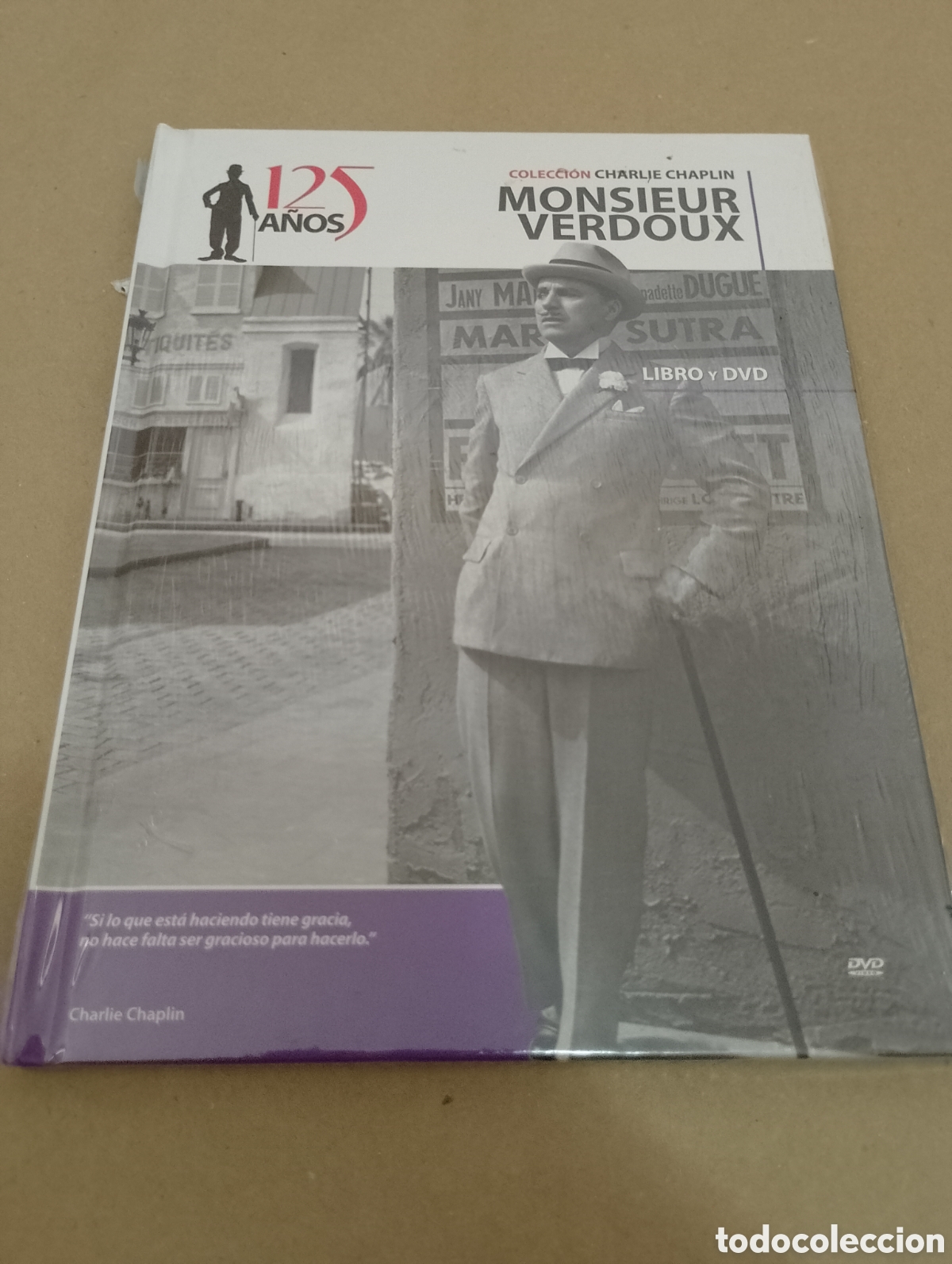 Cinema: Dvd-libro. Monsieur Verdoux. Precintado. Colecci&oacute;n Charles Chaplin 125 a&ntilde;os.