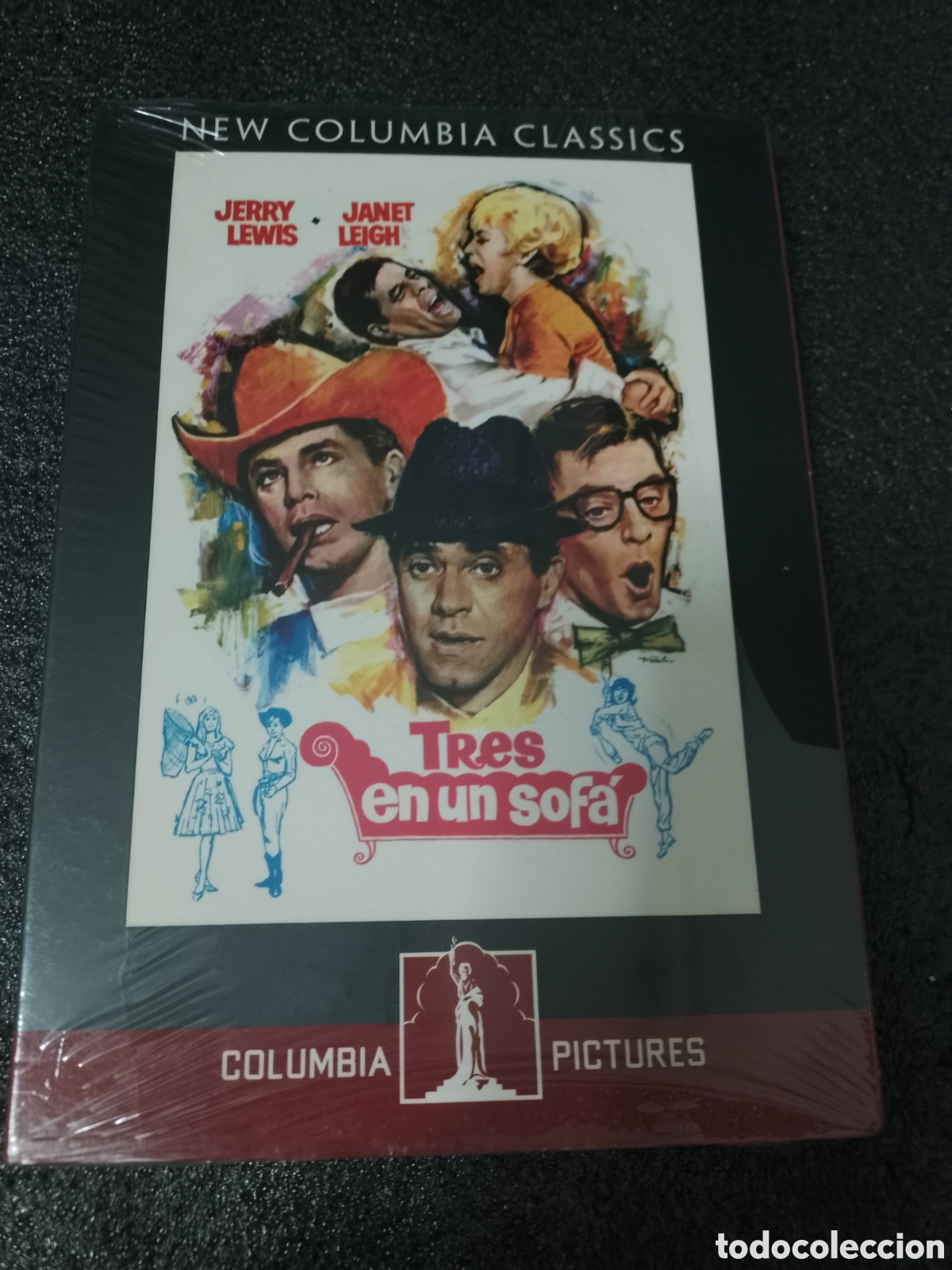 Cine: TRES EN UN SOFA - JERRY LEWIS - JANET LEIGH - DVD NUEVO PRECINTADO