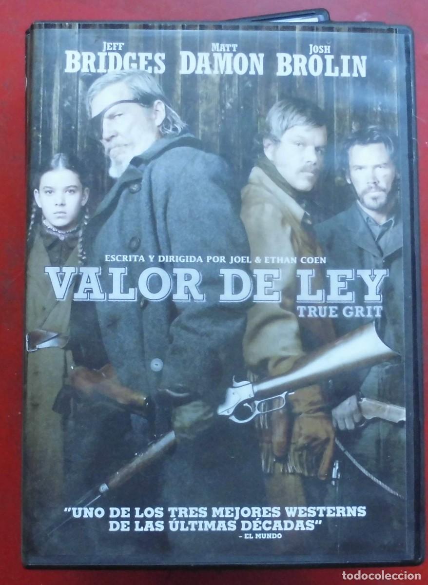 Cine: VALOR DE LEY. DVD EN BUEN ESTADO.