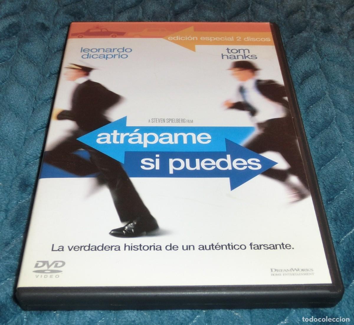 Cine: 2DVD&acute;S ATR&Aacute;PAME SI PUEDES - TOM HANKS/LEONARDO DICAPRIO (DE COLECCIONISTA-PERFECTO ESTADO)