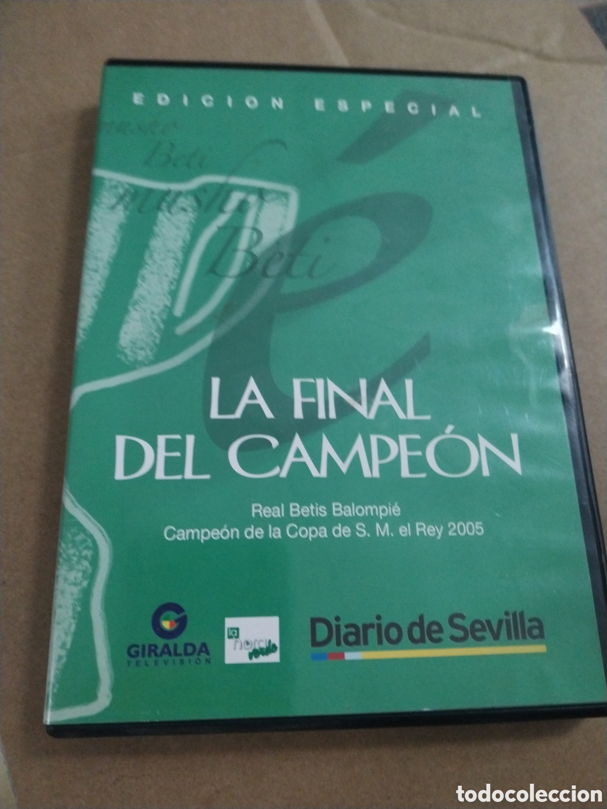 Cinema: LA FINAL DEL CAMPEON. REAL BETIS BALOMPIE, CAMPEON DE LA COPA DEL REY 2005. DVD.