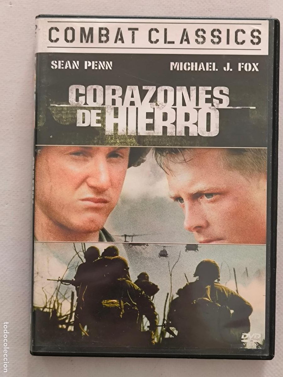 Cine: DVD CORAZONES DE HIERRO - SEAN PENN, MICHAEL J. FOX (282)