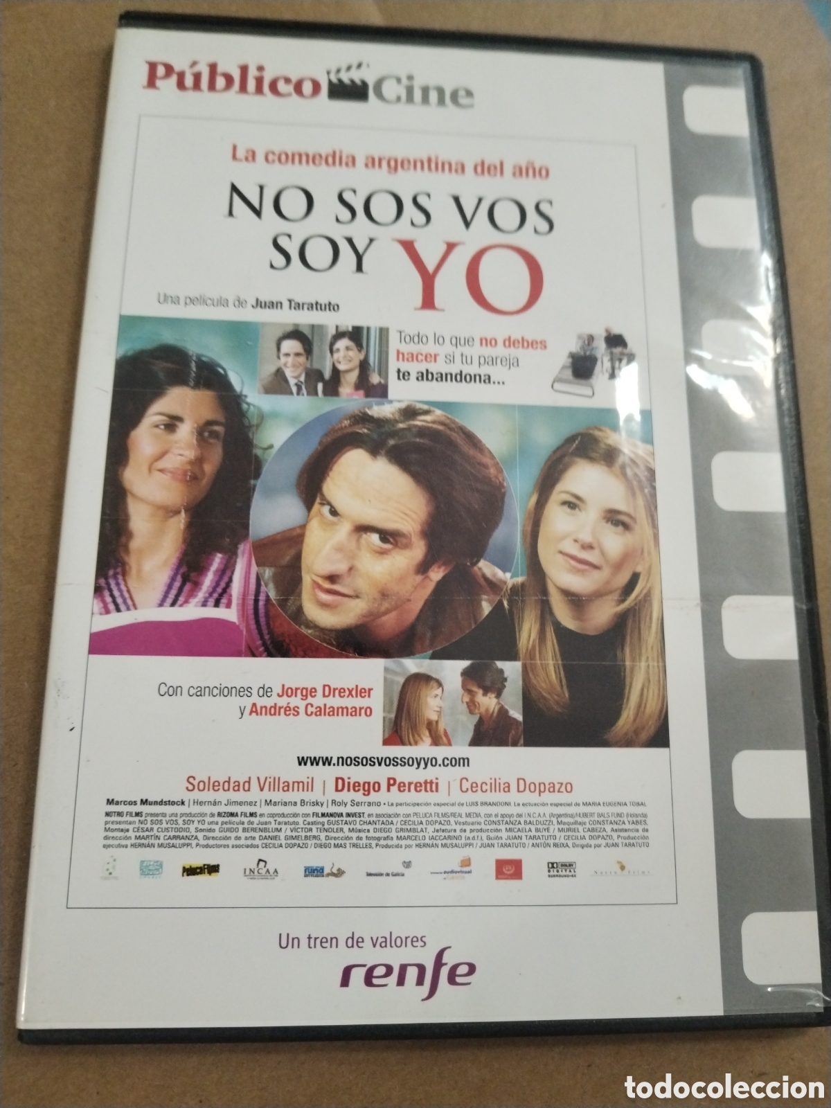 Cine: No sos vos, soy yo. DVD.