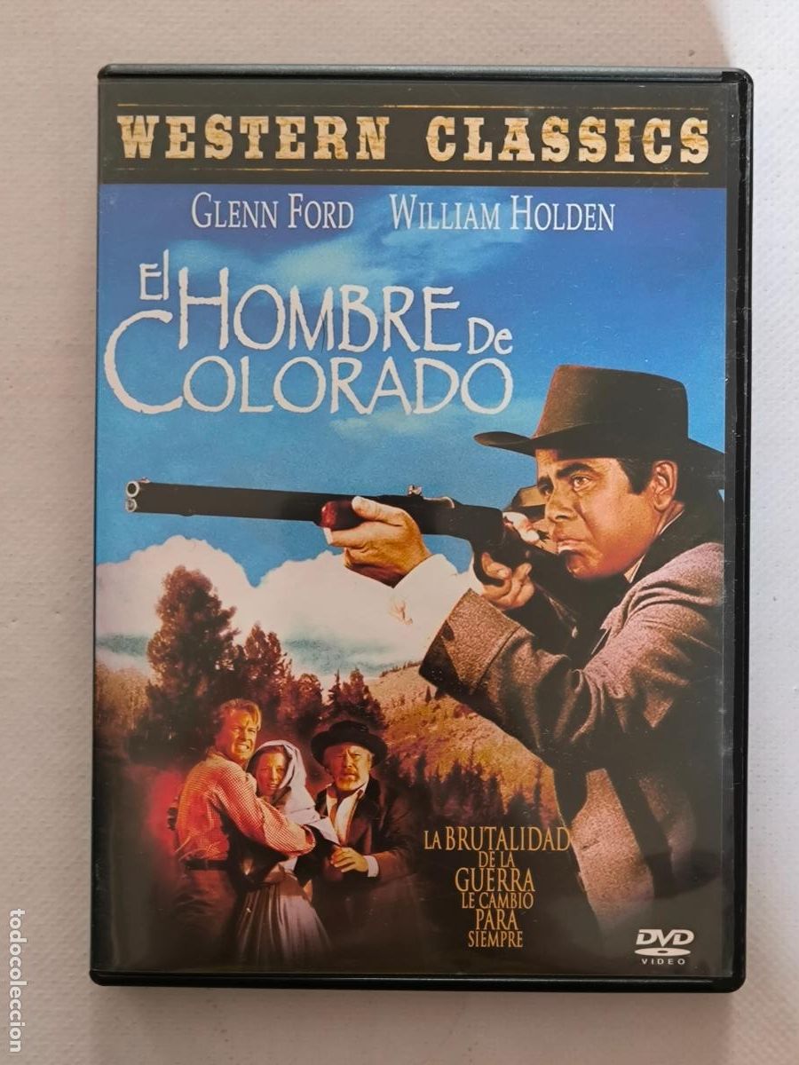 Cine: DVD EL HOMBRE DE COLORADO - GLENN FORD, WILLIAM HOLDEN (283)