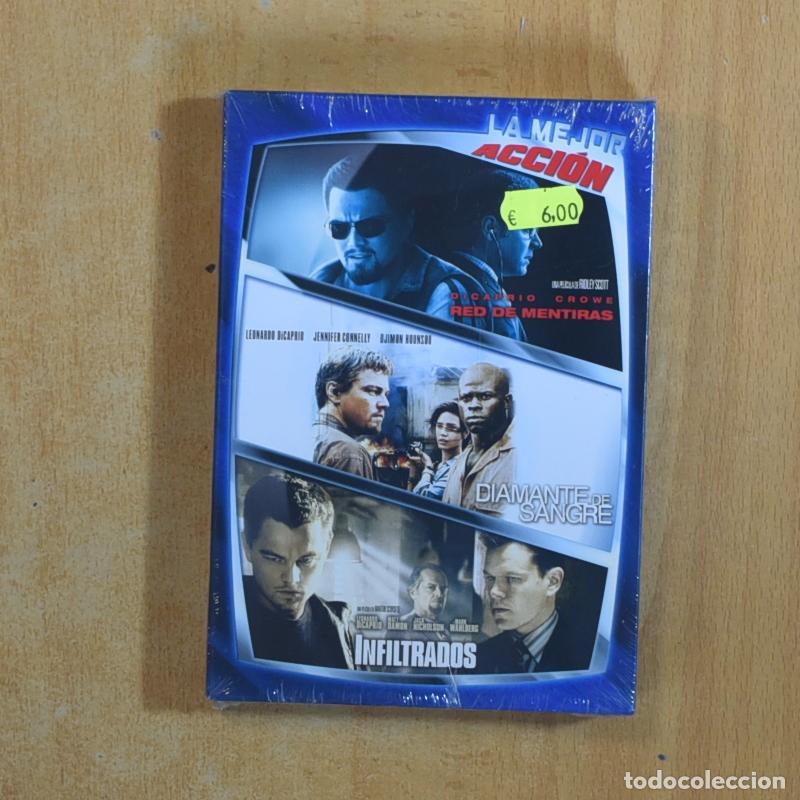 Kino: RED DE MENTIRAS DIAMANTE DE SANGRE / INFILTRADOS - DVD