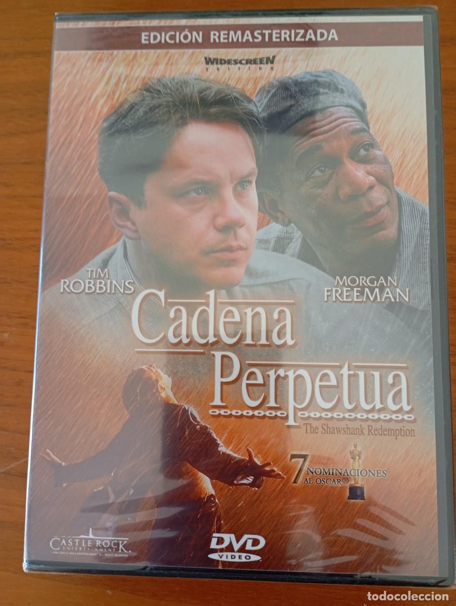 Cine: CADENA PERPETUA (DVD) TIM ROBINS. MORGAN FREEMAN. PRECINTADA