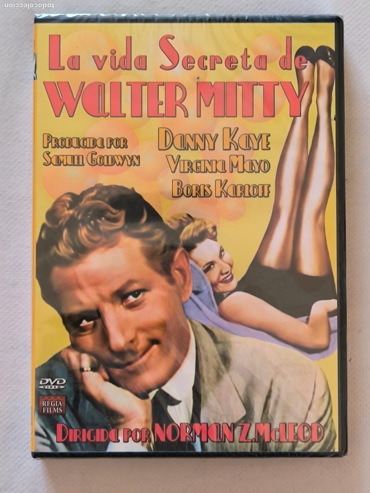 Cine: DVD LA VIDA SECRETA DE WALTER MITTY - NORMAN Z. MCLEOD - NUEVO, PRECINTADO (286w)