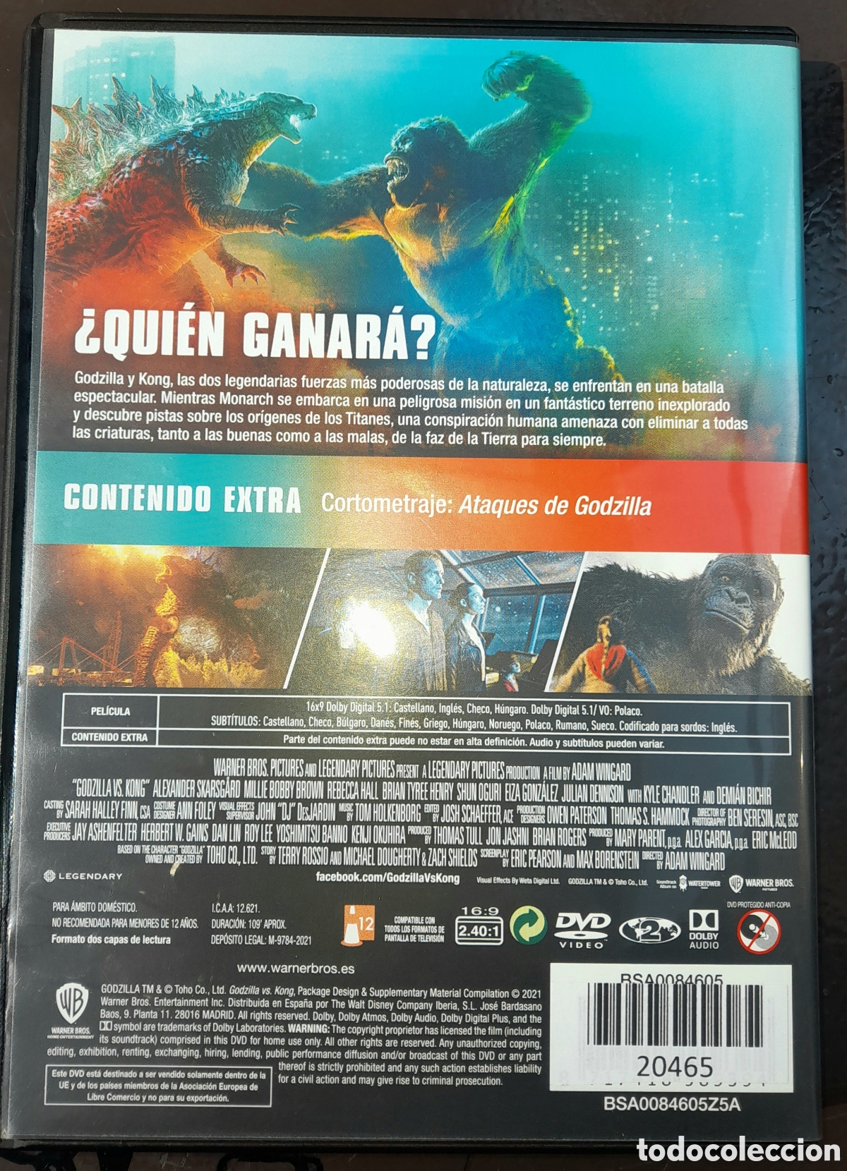 Cine: GODZILLA VS KONG - DVD - Foto 3