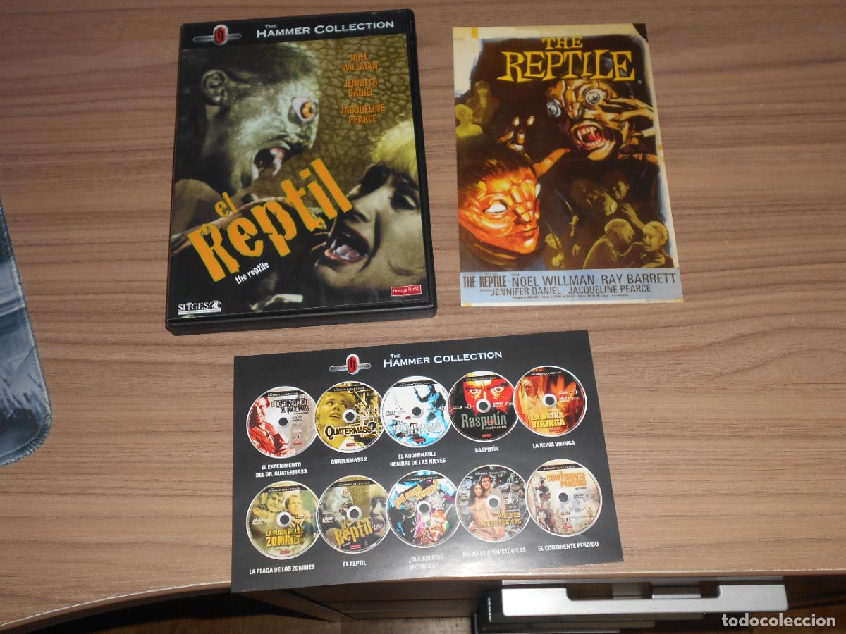 Cine: EL REPTIL Edicion Especial DVD + POSTAL Hammer COMO NUEVA