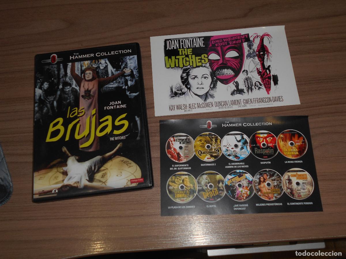Cine: LAS BRUJAS Edicion Especial DVD + POSTAL Hammer JOAN FONTAINE Como NUEVA
