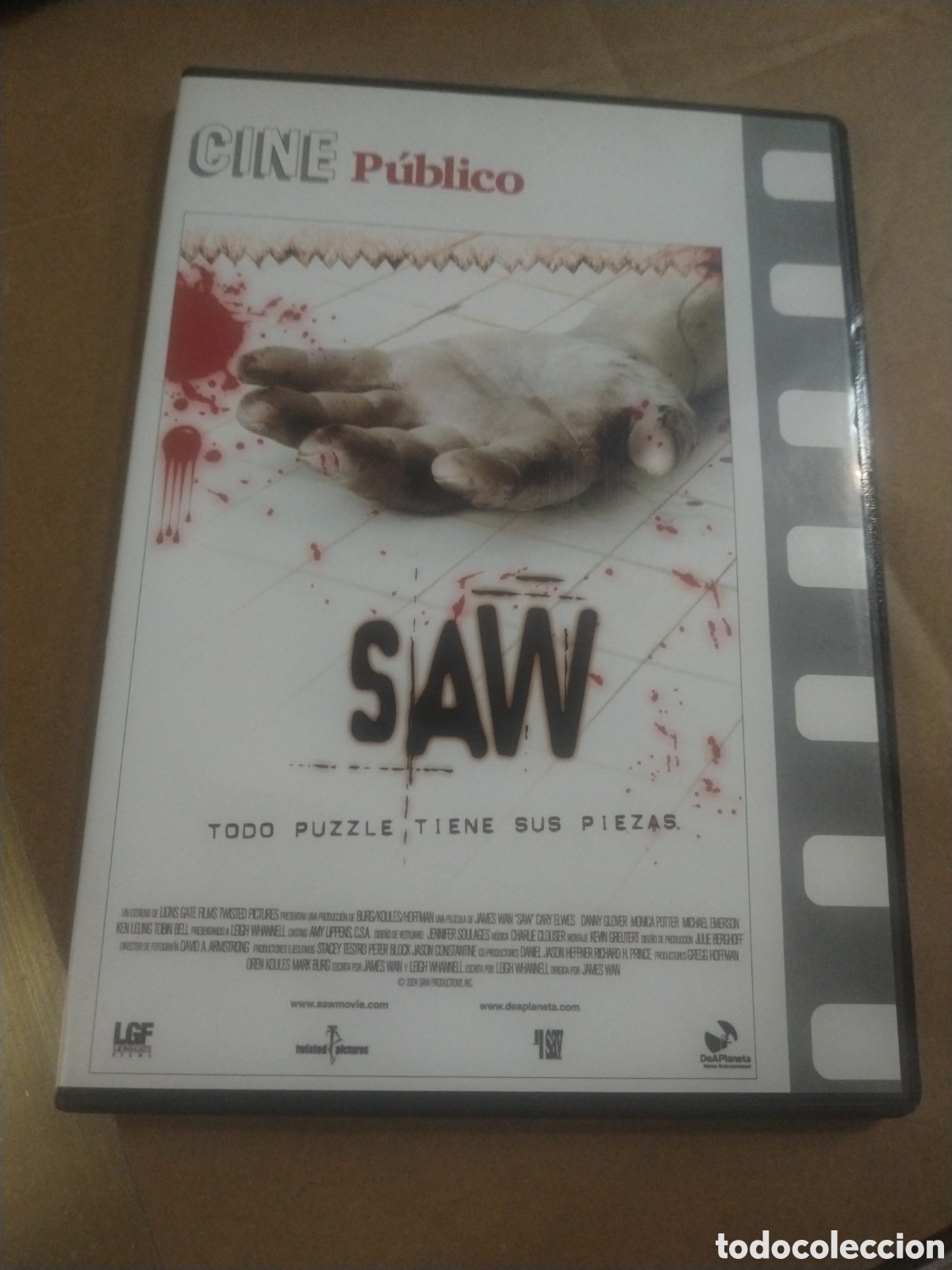 Cine: Saw. Todo puzzle tiene sus piezas. DVD.