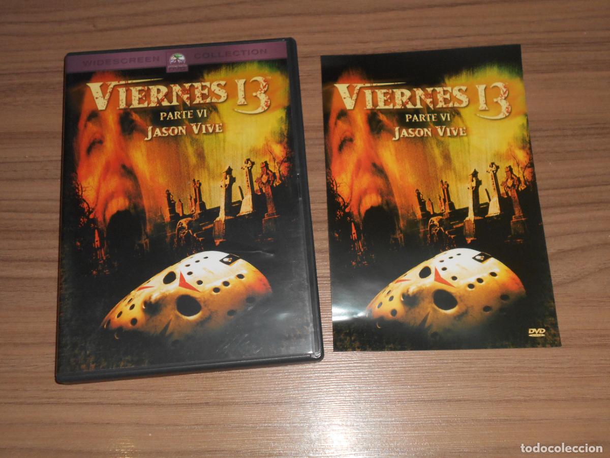 Cine: VIERNES 13 Parte VI JASON VIVE DVD Terror COMO NUEVA