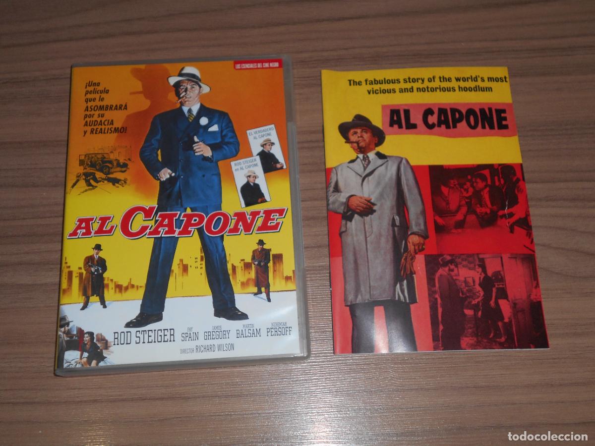 Cinema: AL CAPONE Edicion Especial DVD + Libreto ROD STEIGER Como NUEVA