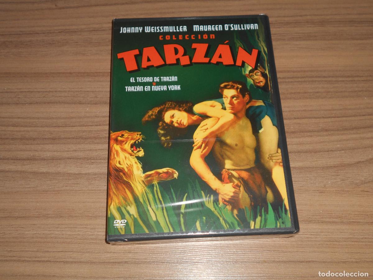 Cine: EL TESORO DE TARZAN + TARZAN EN NUEVA YORK DVD Johnny Weissmuller WARNER Nueva PRECINTADA