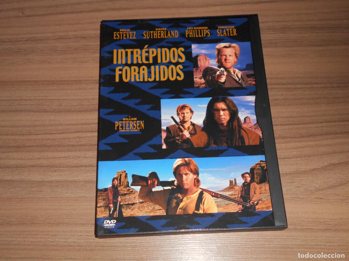 Cine: INTREPIDOS FORAJIDOS DVD Emilio Estevez KIEFER SUTHERLAND Como NUEVA
