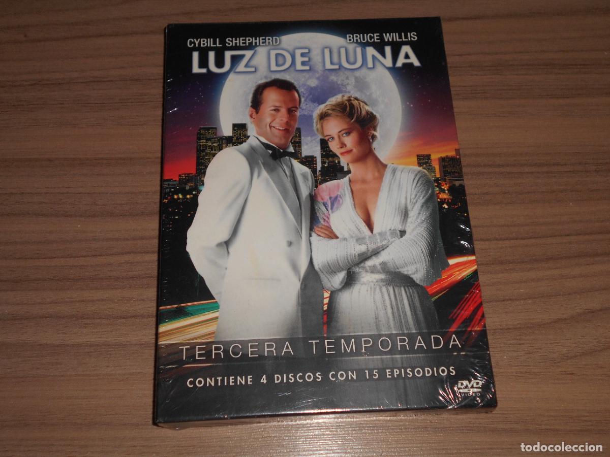 Cine: LUZ DE LUNA Temporada 3 Completa 4 DVD Cybill Shepherd BRUCE WILLIS Nueva PRECINTADA