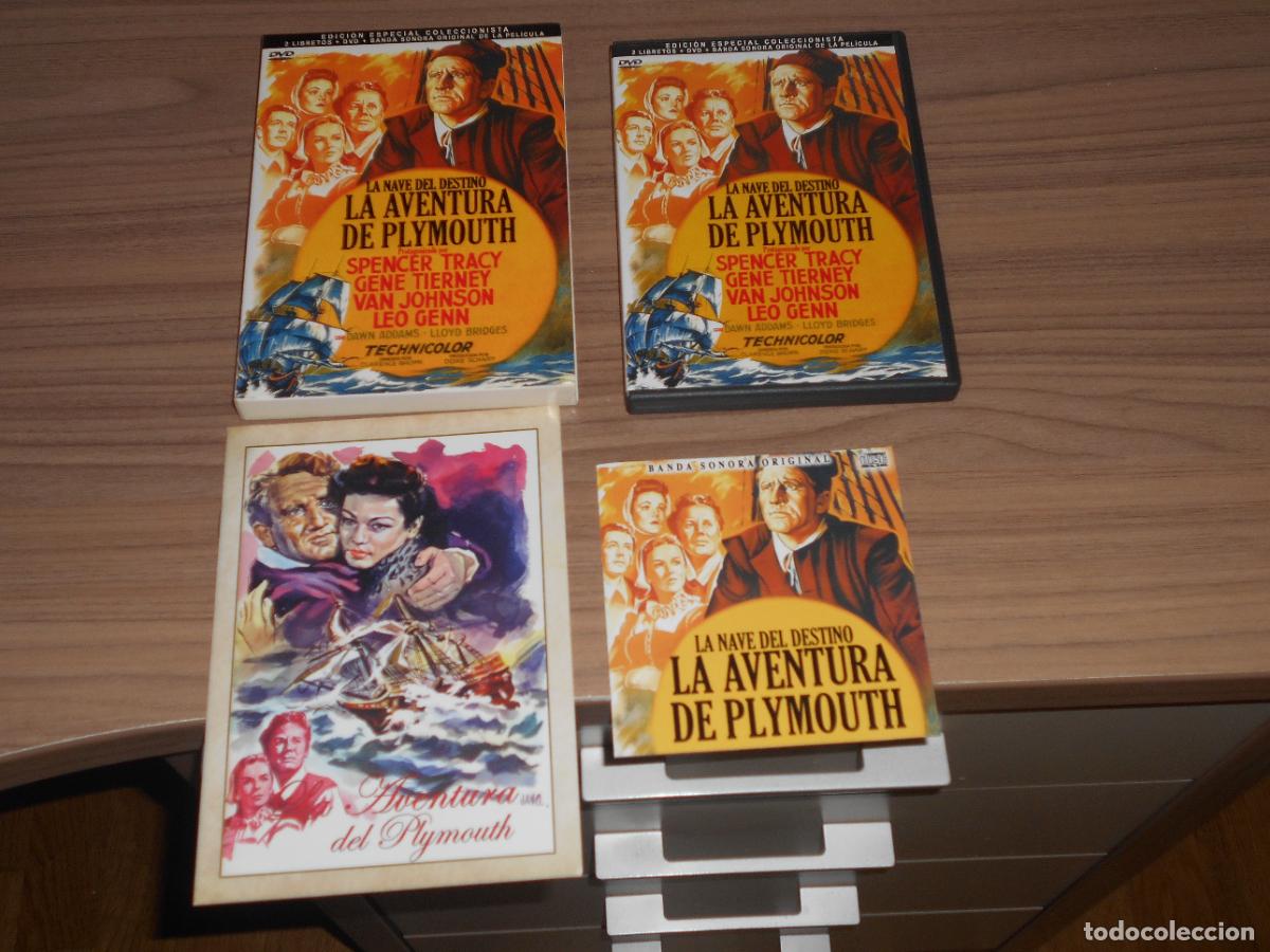 Cine: LA AVENTURA DE PLYMOUTH Edicion Especial 2 Libretos + DVD + Banda Sonora Original COMO NUEVA