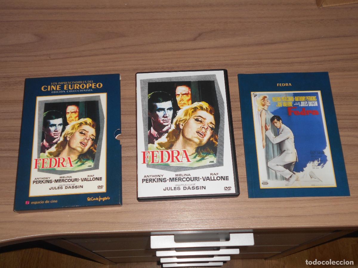 Cine: FEDRA Edicion Especial DVD + LIBRO 34 Pag. JULES DASSIN 1962 ANTHONY PERKINS Raf Vallone COMO NUEVA