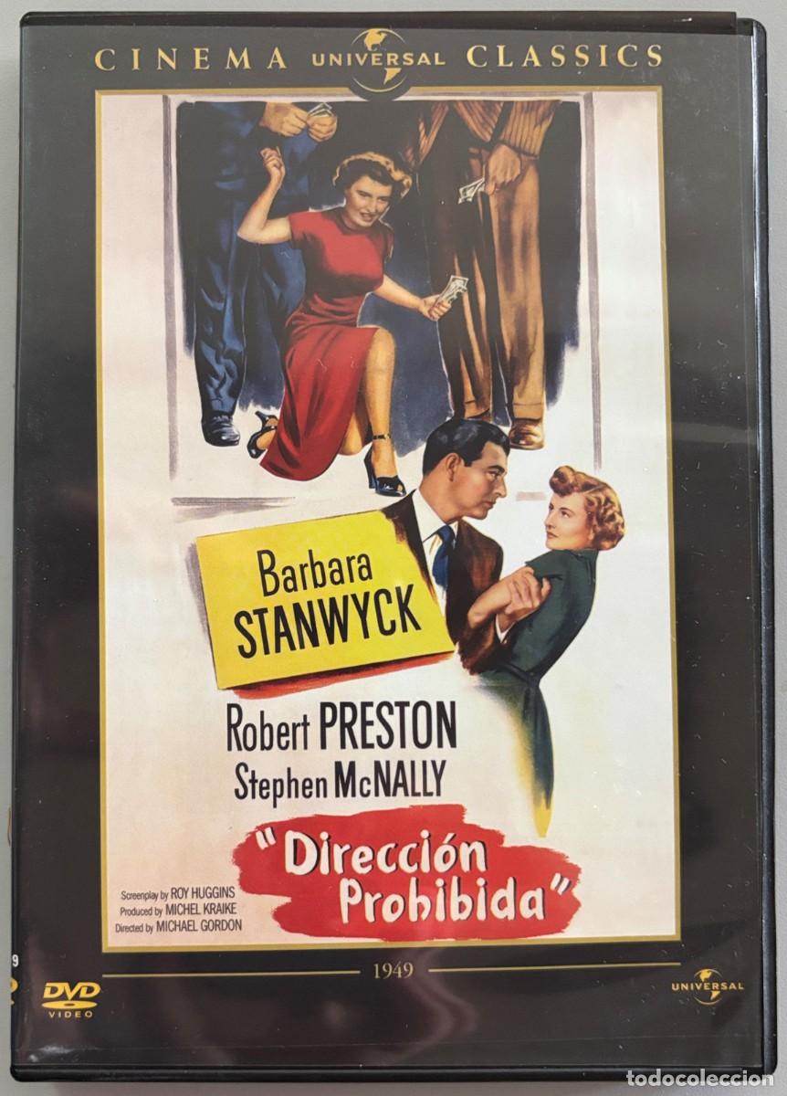 Cine: DIRECCION PROHIBIDA (1949) BARBARA STANWYCK, ROBERT PRESTON -FILM MICHAEL GORDON