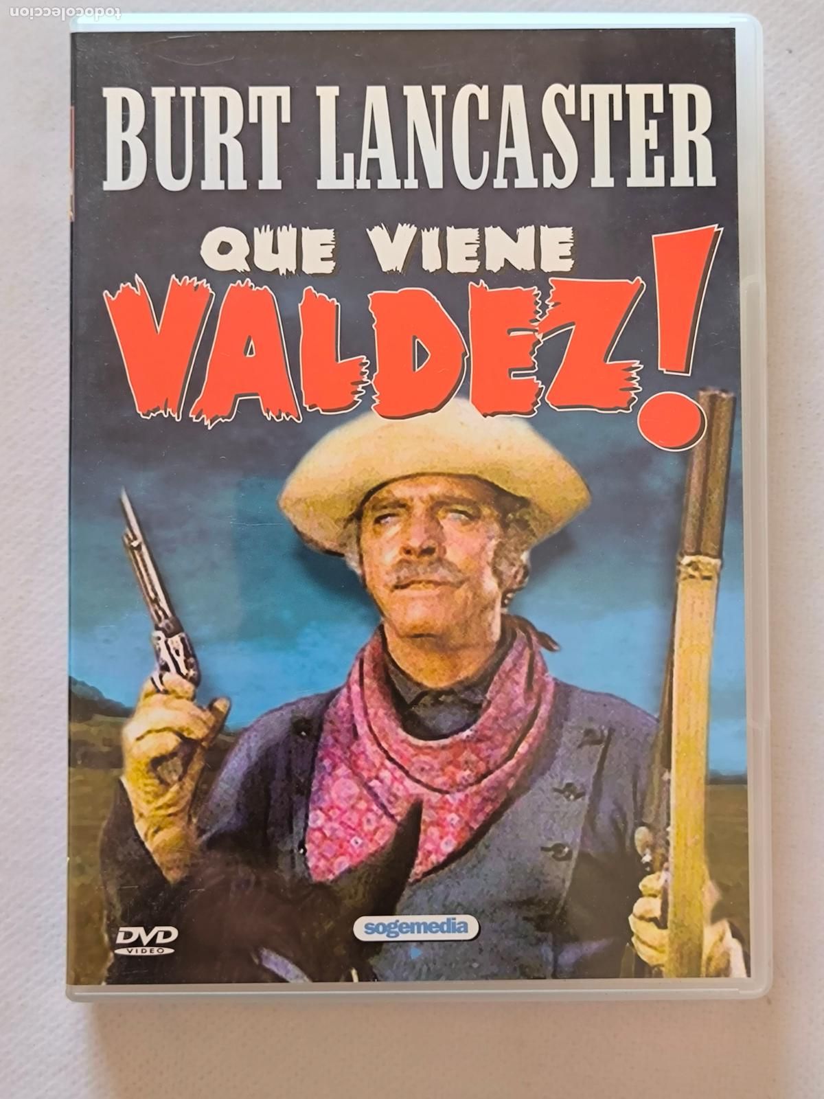 Cine: DVD QUE VIENE VALDEZ! - BURT LANCASTER (287)