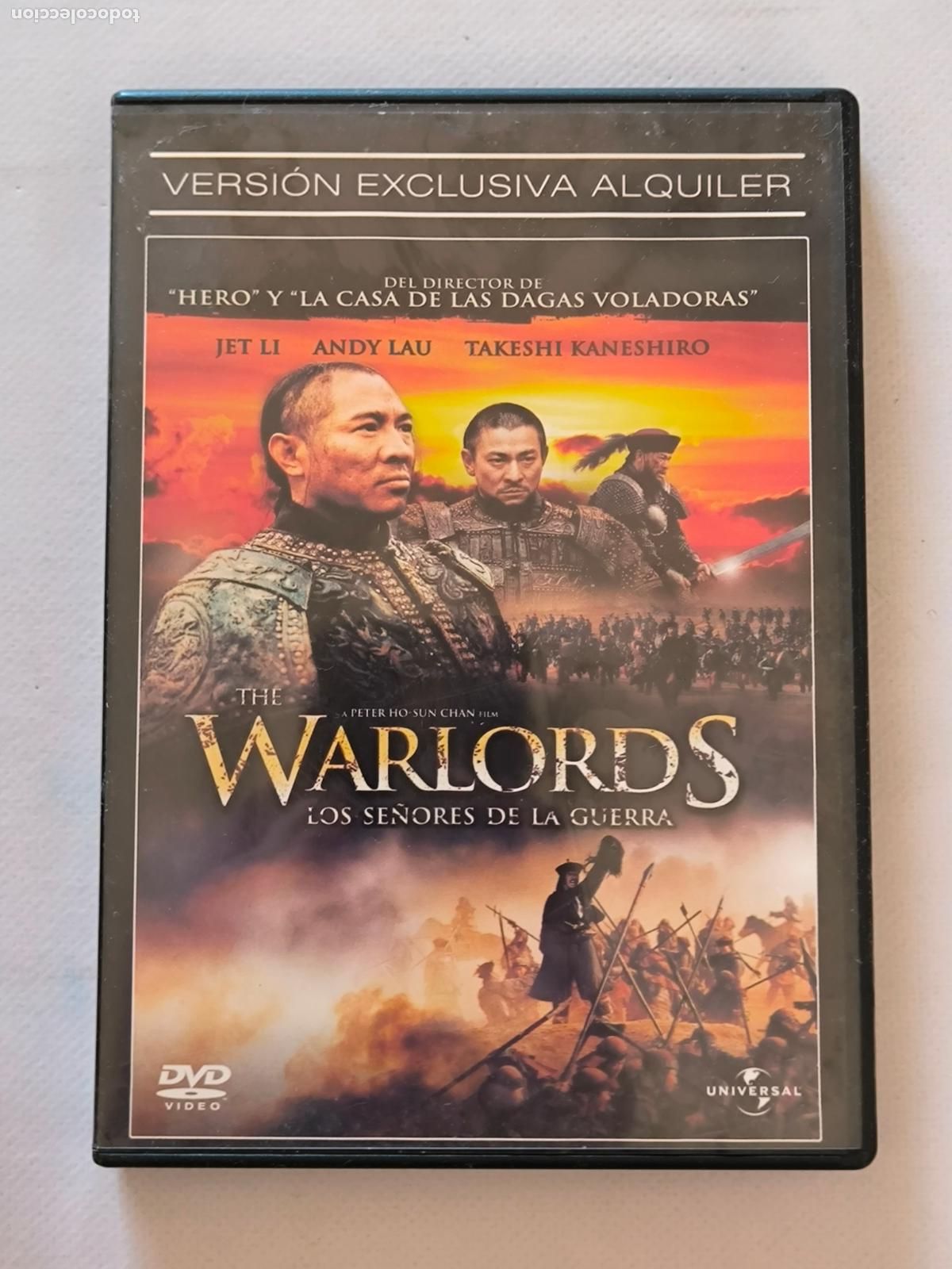 Cinema: DVD THE WARLORDS (LOS SE&Ntilde;ORES DE LA GUERRA) - EDICION DE ALQUILER - LEER DESCRIPCION (287)