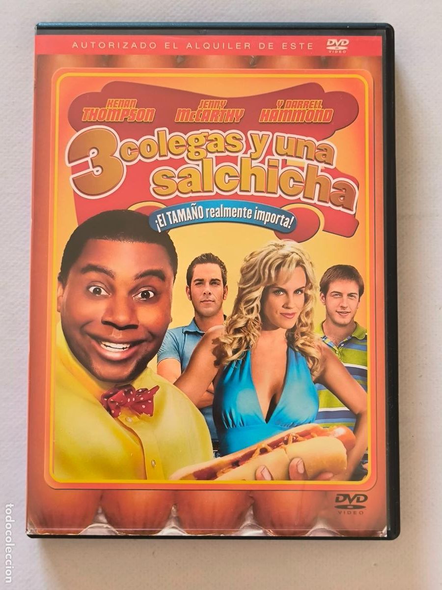 Cinema: DVD 3 COLEGAS Y UNA SALCHICHA - EDICION DE ALQUILER - LEER DESCRIPCION (287)