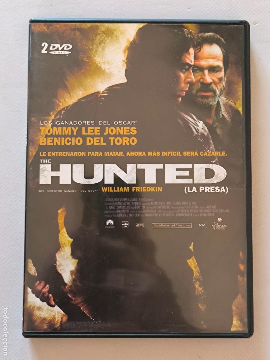 Cine: DVD HUNTED (LA PRESA) - 2 DISCOS - TOMMY LEE JONES, BENICIO DEL TORO (288)