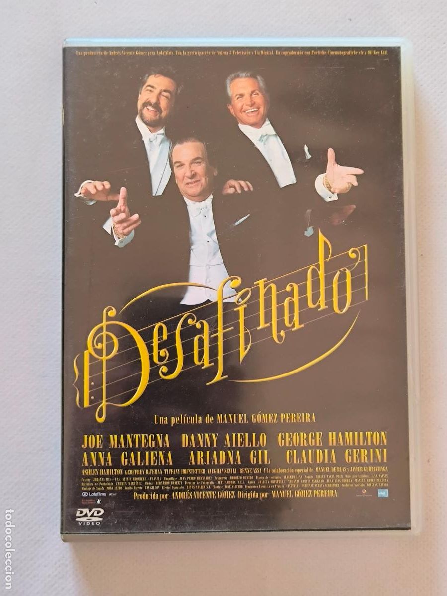 Cine: DVD DESAFINADO - MANUEL GOMEZ PEREIRA (288)