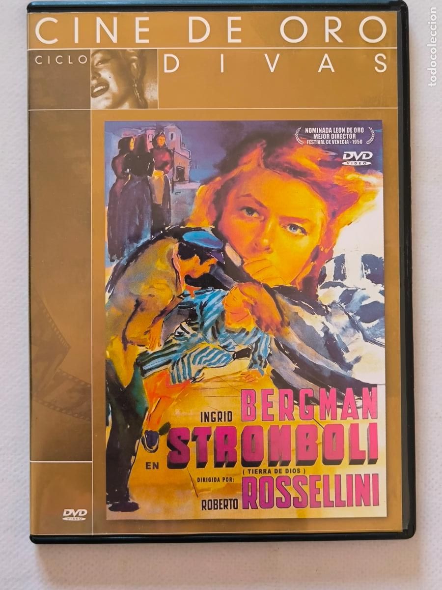 Cine: DVD STROMBOLI - INGRID BERGMAN, ROBERTO ROSSELLINI - CAJA SLIM (289)