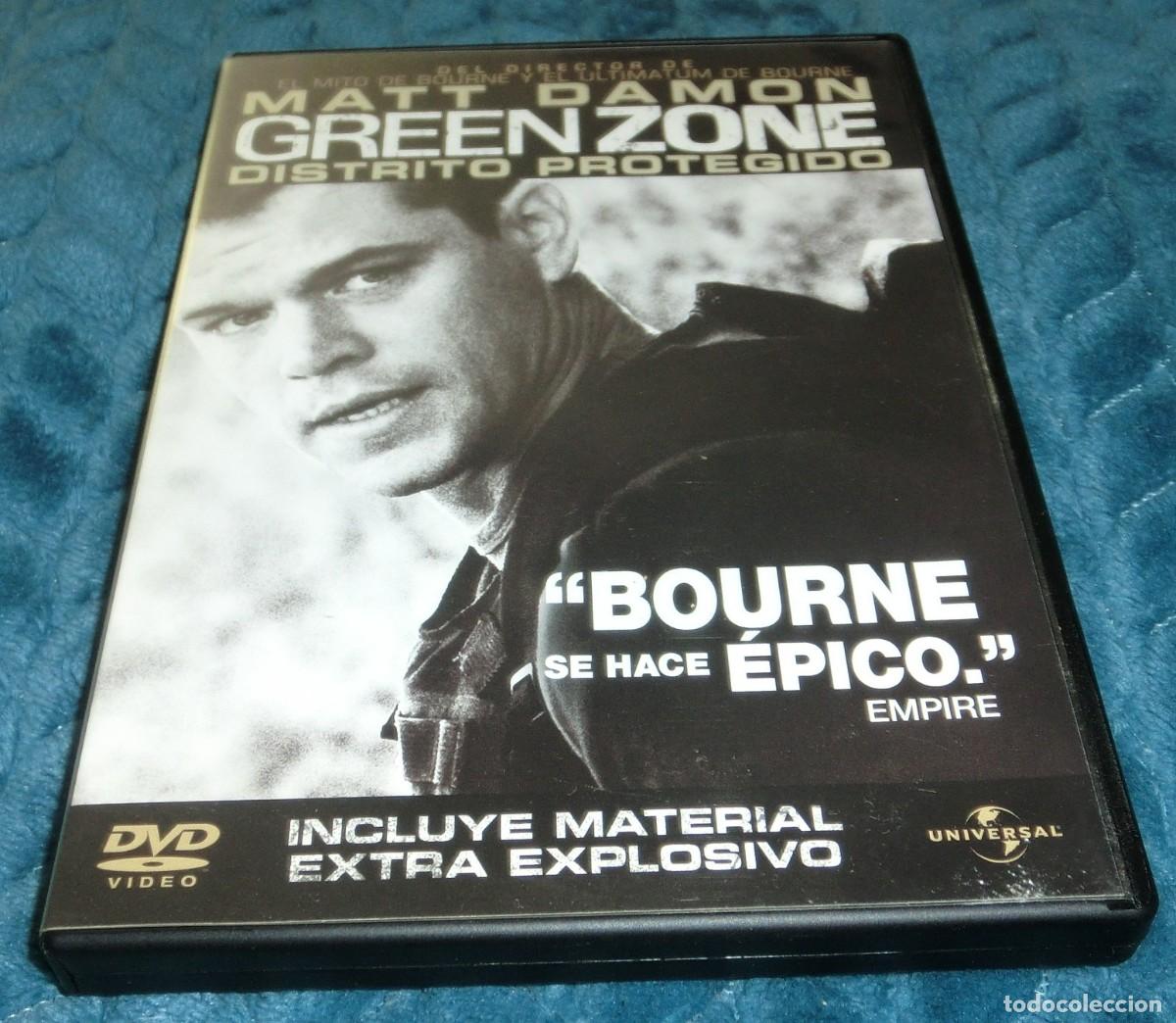Kino: DVD GREENZONE DISTRITO PROTEGIDO - MATT DAMON (DE COLECCIONISTA-PERFECTO ESTADO-SOLO UN USO)