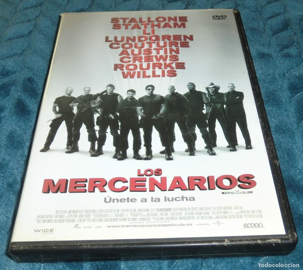 Cine: DVD LOS MERCENARIOS - STALLONE/STATHAM/WILLIS (DE COLECCIONISTA-PERFECTO ESTADO-SOLO UN USO)