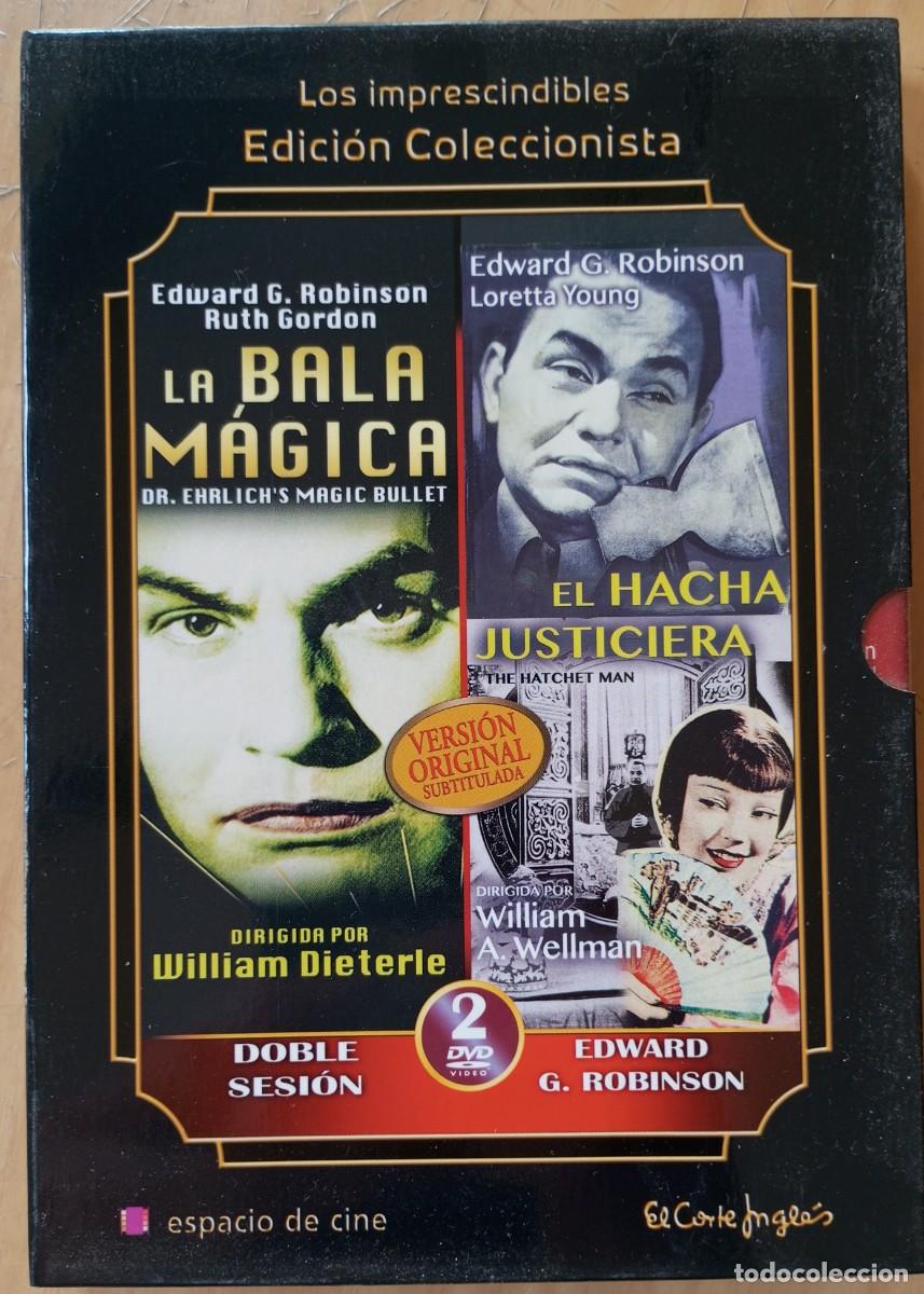 Cine: LA BALA M&Aacute;GICA / EL HACHA JUSTICIERA. EDWARD G. ROBINSON. WILLIAM DIETERLE, WILLIAM A. WELLMAN