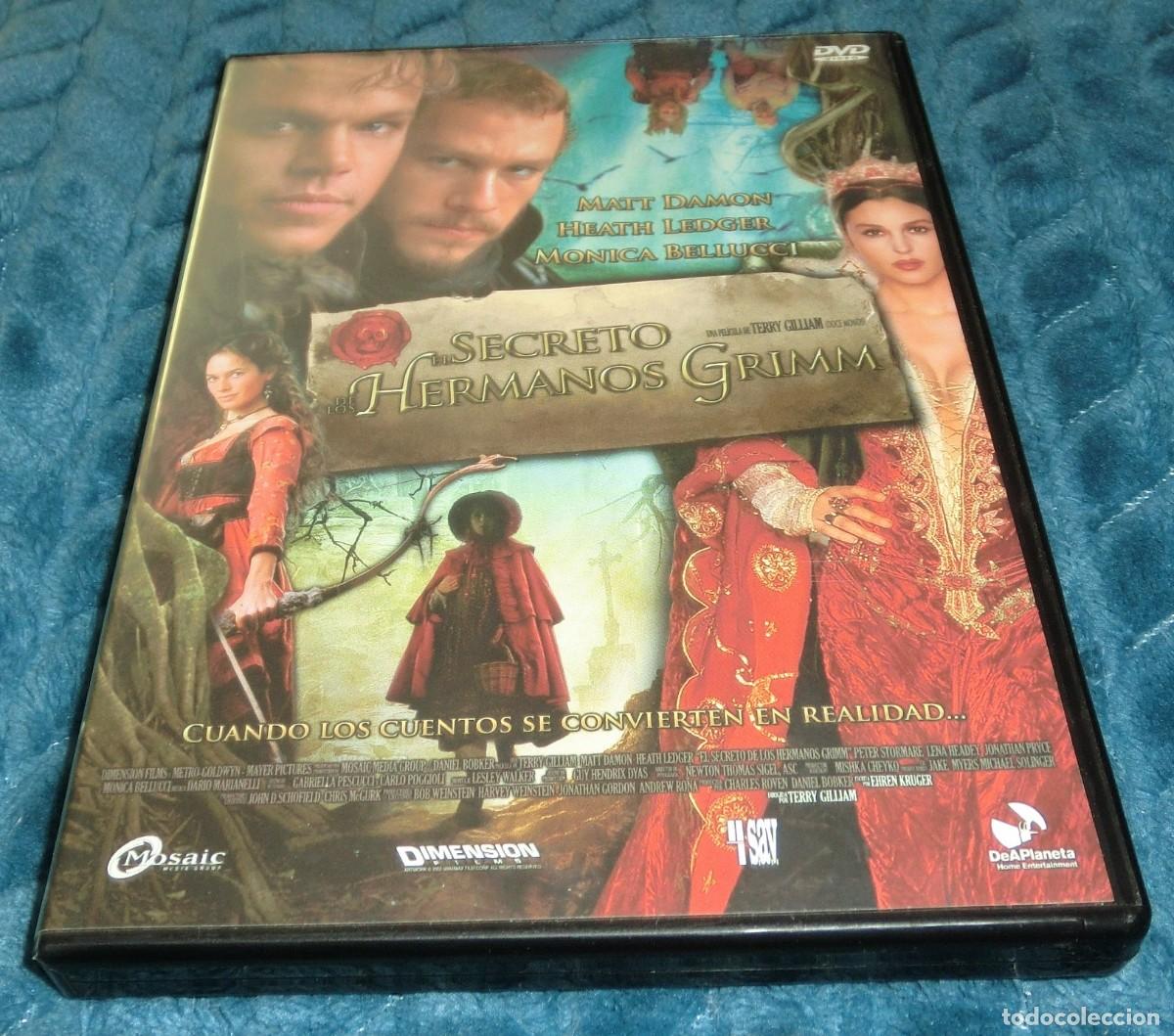 Cine: DVD SECRETO HERMANOS GRIMM - MATT DAMON (DE COLECCIONISTA-PERFECTO ESTADO-SOLO UN USO)