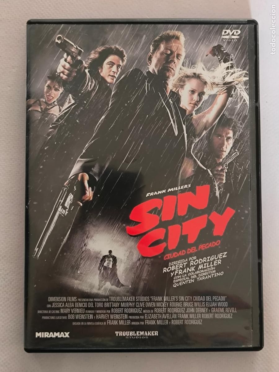 Cine: DVD SIN CITY (CIUDAD DEL PECADO) - ROBERT RODRIGUEZ, FRANK MILLER (A8)