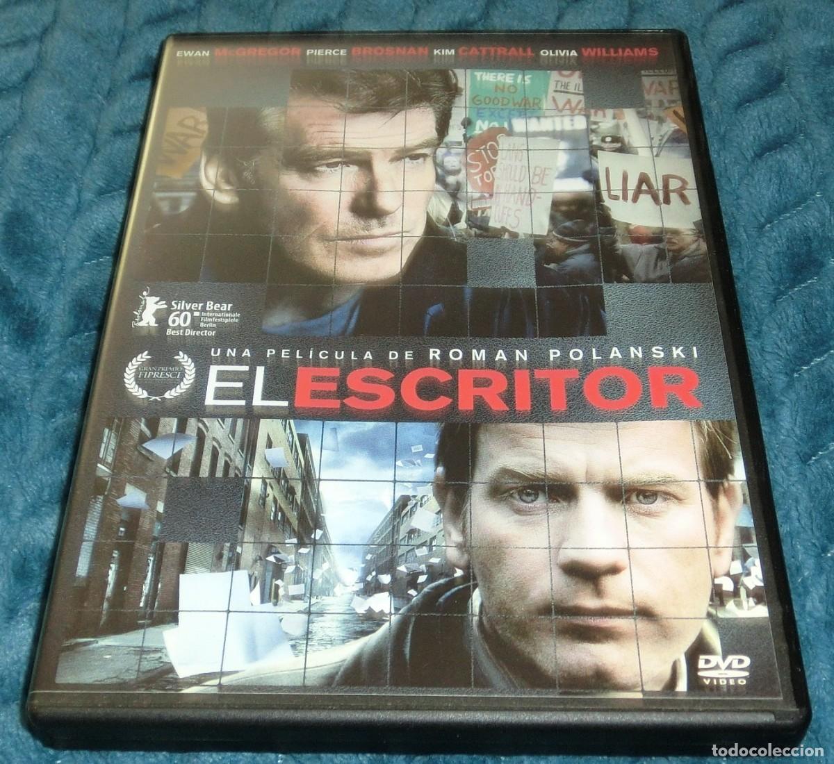 Cine: DVD EL ESCRITOR - PIERCE BROSMAN/EWAN MCGREGOR (DE COLECCIONISTA-PERFECTO ESTADO-SOLO UN USO)