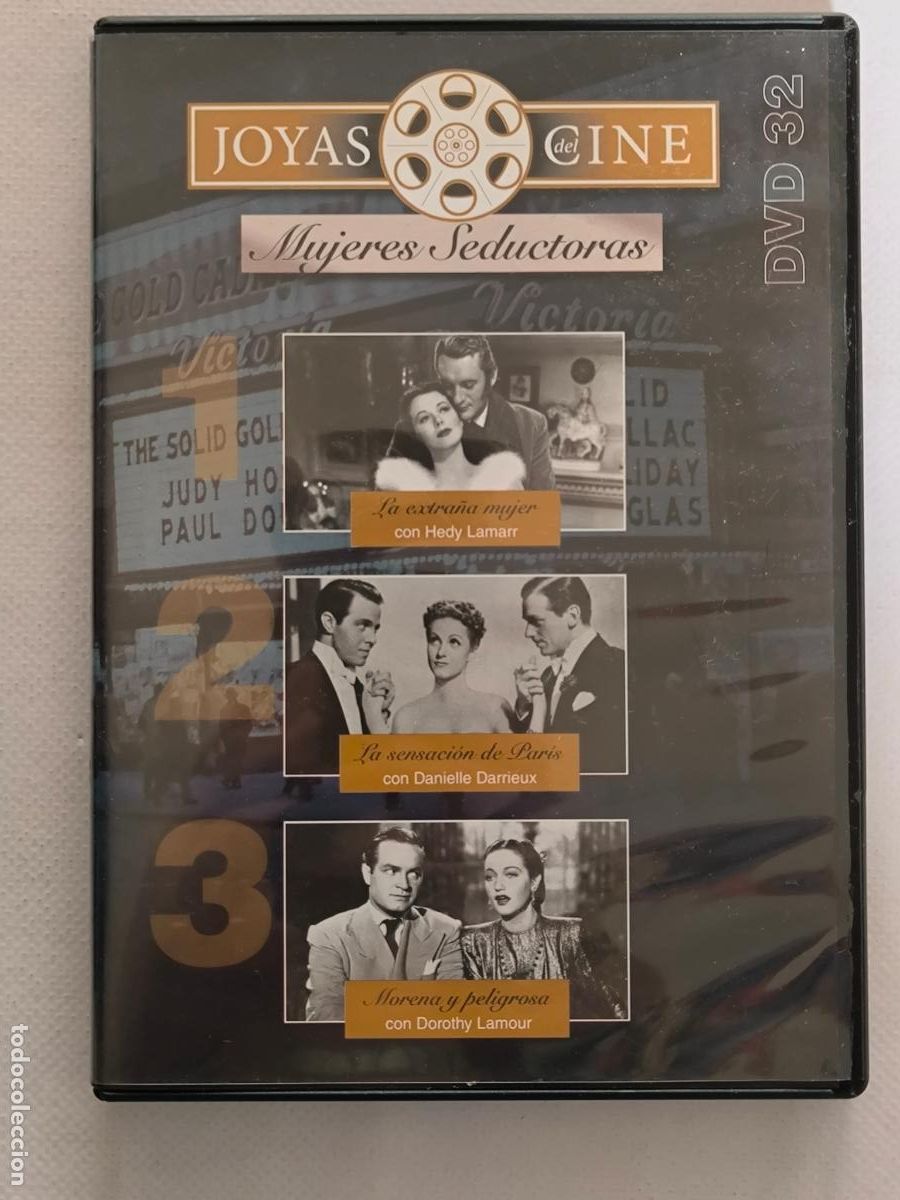 Cine: DVD LA EXTRA&Ntilde;A MUJER / LA SENSACION DE PARIS / MORENA Y PELIGROSA - JOYAS DEL CINE 32 (A8)