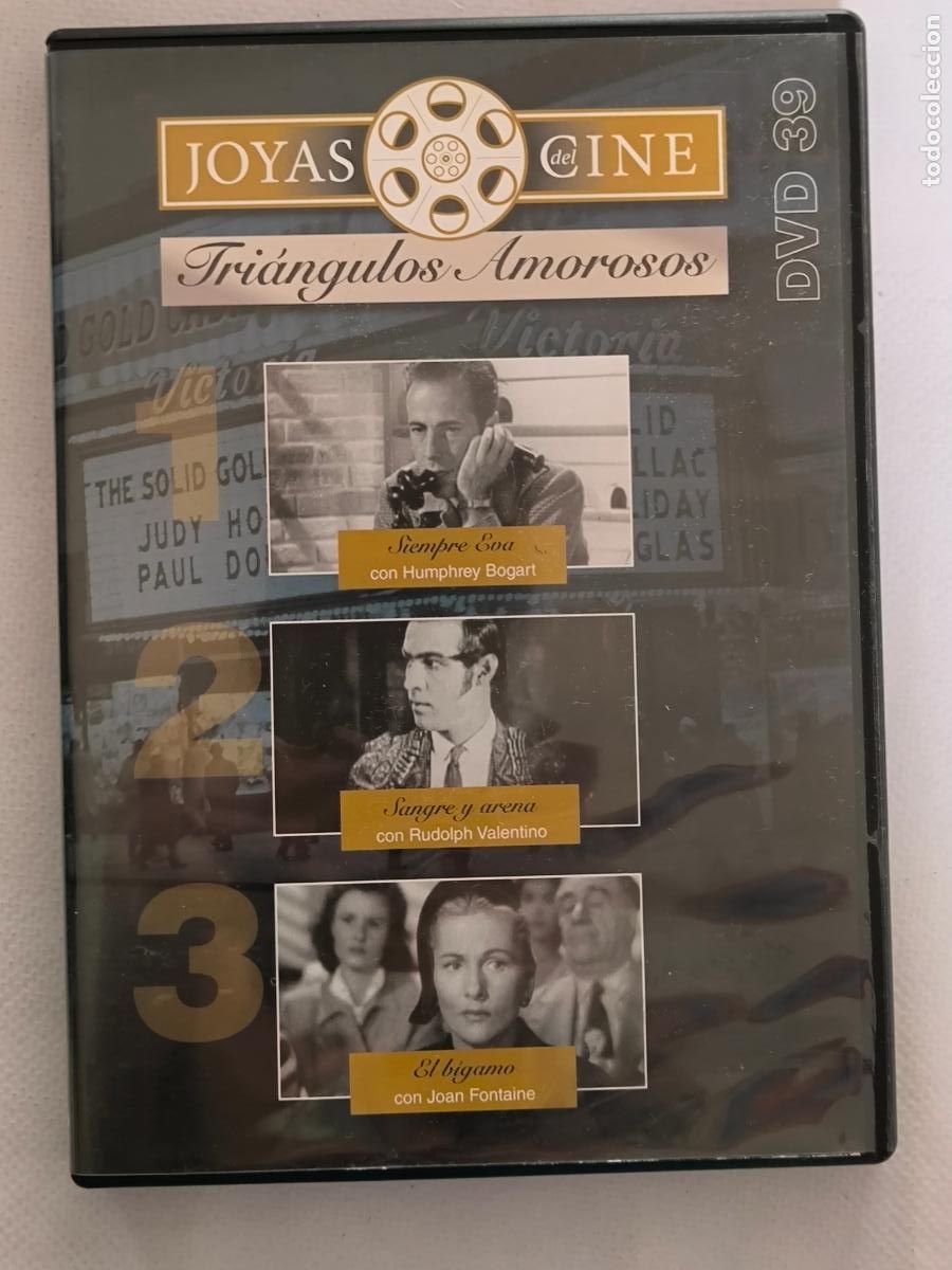 Cine: DVD SIEMPRE EVA / SANGRE Y ARENA / EL BIGAMO - JOYAS DEL CINE 39 (A8)