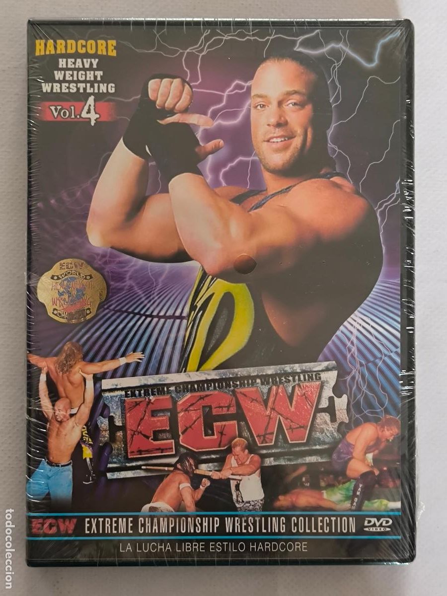 Cine: DVD ECW VOL. 4 - EXTREME CHAMPIONSHIP WRESTLING COLLECTION - NUEVO, PRECINTADO (E8)