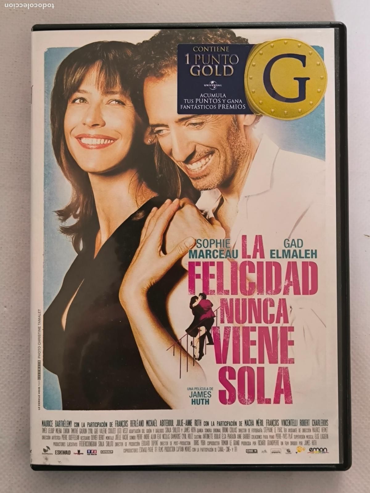 Cine: DVD LA FELICIDAD NUNCA VIENE SOLA - JAMES HUTH (H8)