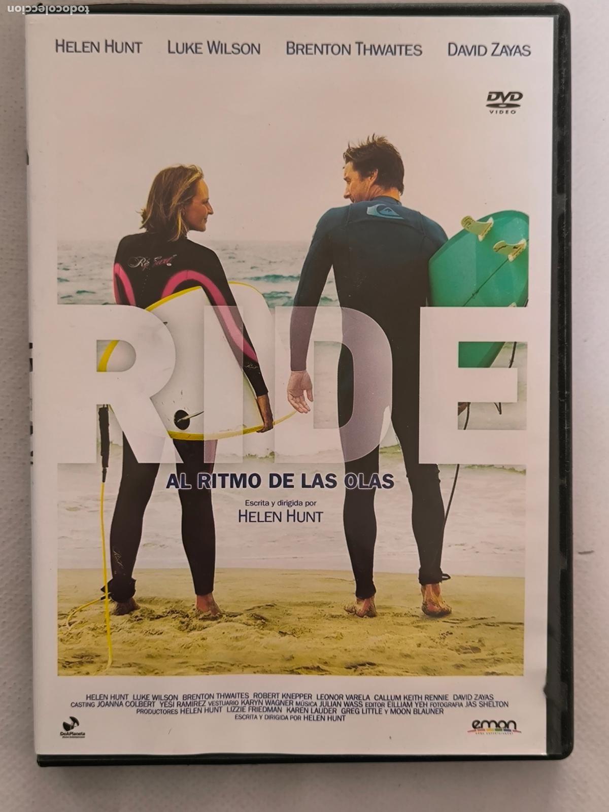 Cine: DVD RIDE - AL RITMO DE LAS OLAS - HELEN HUNT (I8)