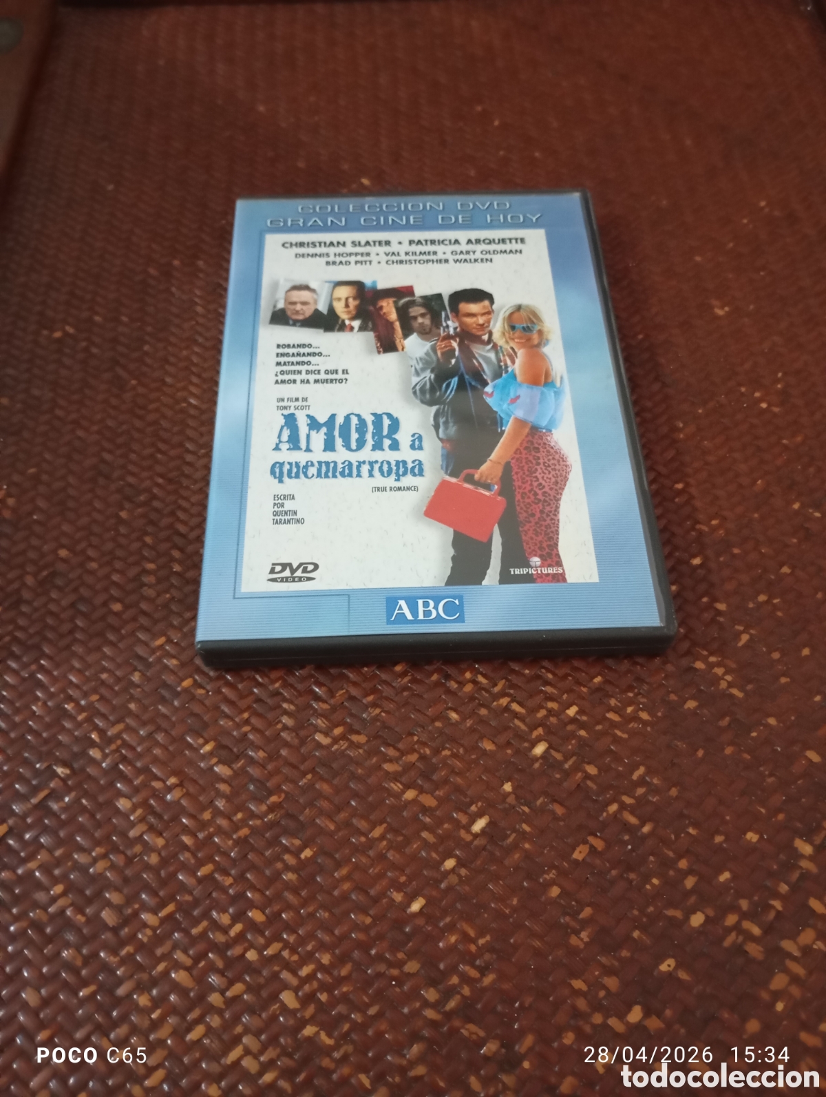 Cine: Amor a quemarropa DVD como nuevo