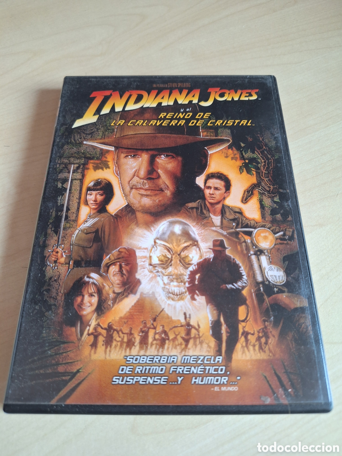 Cine: RD62 indiana jones y el reino de la calavera de cristal DVD SEGUNDAMANO