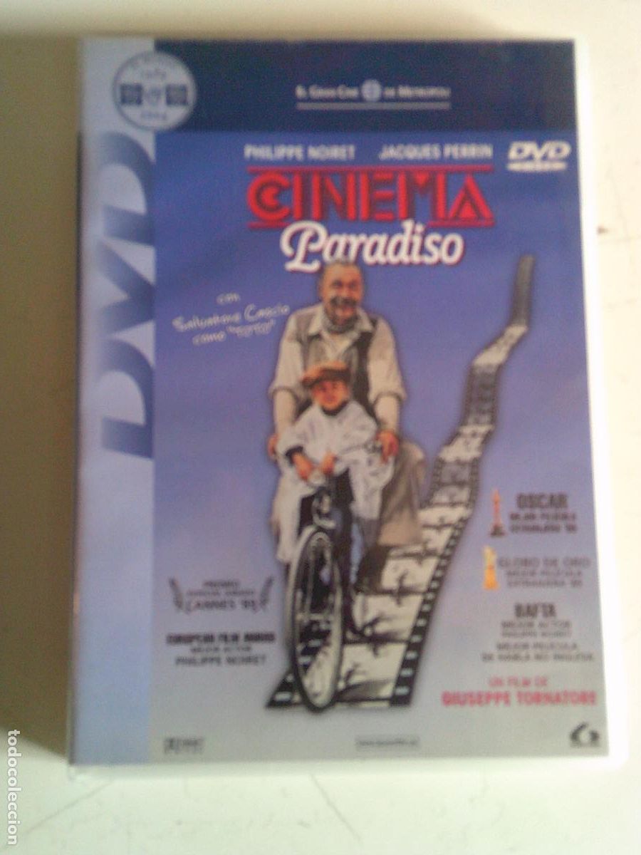Cine: DVD Pel&iacute;cula Cine Cinema Paradiso